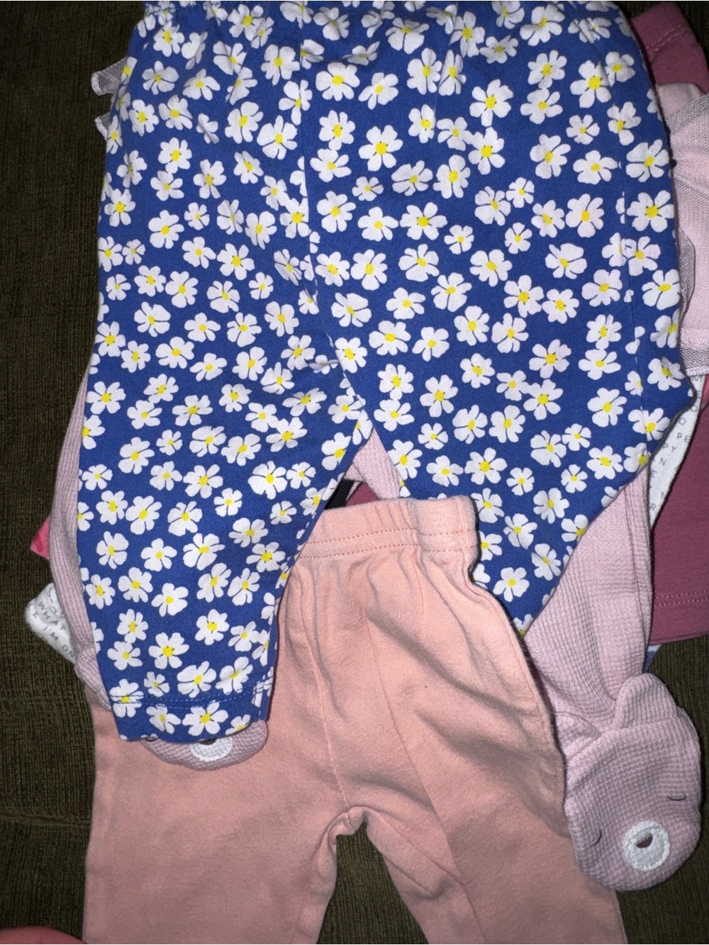 Girls Mixed Shorts & Leggings Bundle - Pink, Blue, Black, White 9 pairs - Picture 6 of 6